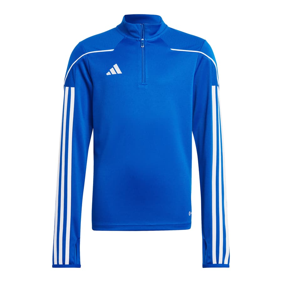 2 adidas Kinder Trainingsoberteile Tiro 23 League blau/weiß, Gr. 128